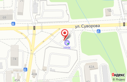 ННК на улице Суворова, 74а на карте
