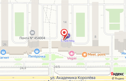 Фирма Еско на улице Академика Королёва на карте