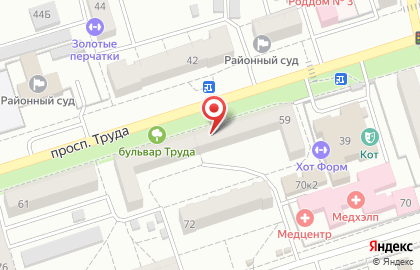 Адвокатская консультация №52 в Коминтерновском районе на карте