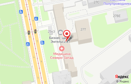 Санкт-Петербургская школа профессиональных аналитиков СШПА на проспекте Энгельса на карте