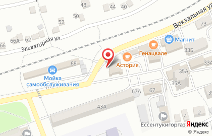Кафе Любимый город на Вокзальной улице на карте