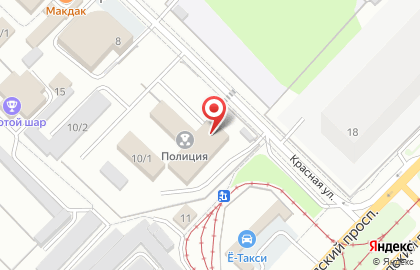 2 отдел полиции, Управление МВД России по г. Ангарску на Красной улице на карте