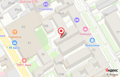 Участковый пункт полиции 30 отдел полиции Управления МВД Василеостровского района в Василеостровском районе на карте