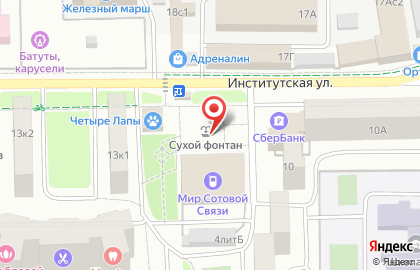 Три-А на карте