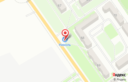 Продуктовый магазин Николь на улице 3-й микрорайон на карте