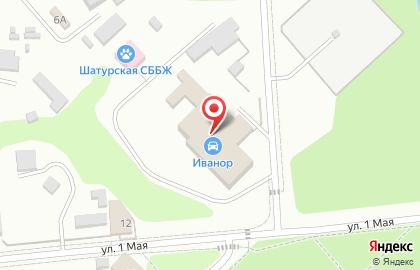 Шинный центр Vianor в Шатуре на карте