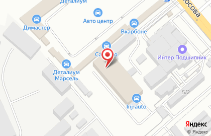 Престиж-Автоэмали на улице Ломоносова на карте