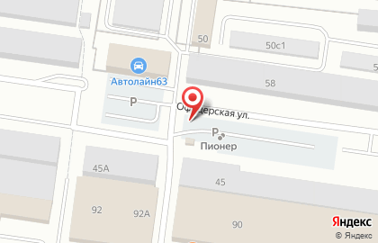 Автостоянка в Тольятти на карте
