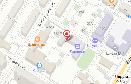 Швейный цех на Красноярской улице на карте