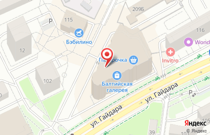 Зоомагазин ЗооСмарт в Ленинградском районе на карте