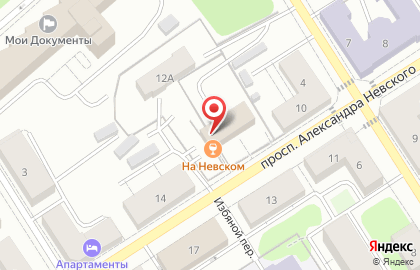 Бар На Невском 12 на карте
