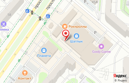 Салон в Казани на карте