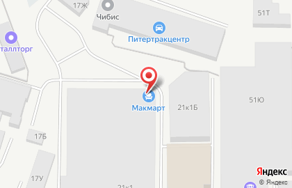Оптовая фирма Макмарт в Красногвардейском районе на карте