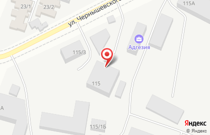 Магазин Евротехника на улице Чернышевского на карте