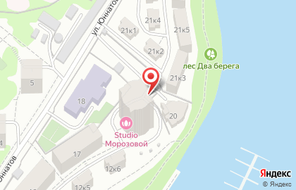 Правый берег, ГК ТЕРРИТОРИЯ на улице Юннатов на карте