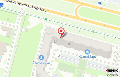 Салон Севермебель на карте