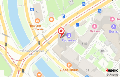 Тренинг-центр Розовый кролик на Чёрной речке на карте