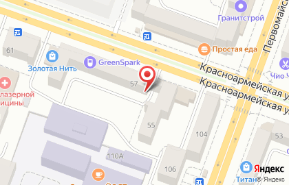 Торгово-монтажная компания ДиО на Красноармейской улице на карте