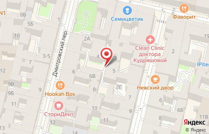 Участковый пункт полиции 28 отдел полиции Управления МВД Центрального района на метро Владимирская на карте