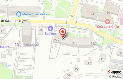 На Тамбовской на карте