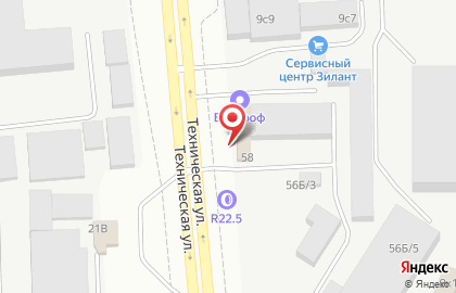 Компания по продаже авторадиаторов ГрандМаркет на Технической улице на карте