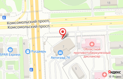 ООО Автомобильные и Оконные пленки на Комсомольском проспекте на карте