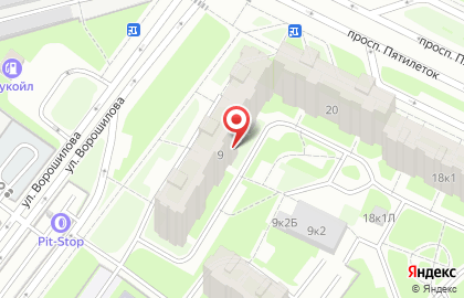 Ареал СПб на карте