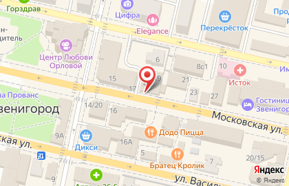 Цветочный магазин Fleur на Московской улице на карте