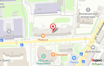 Букет на улице Пржевальского на карте