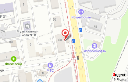 Магазин тканей и фурнитуры Атланттекс в Чкаловском районе на карте