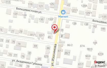Автосервис на Большевистской улице на карте