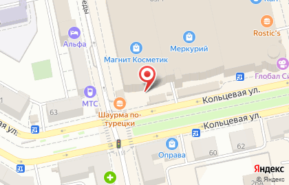 Магазин профессиональной косметики для лица и волос Гребень в Орджоникидзевском районе на карте