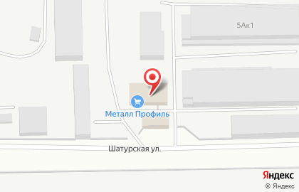 Компания Металл Профиль на Шатурской улице на карте