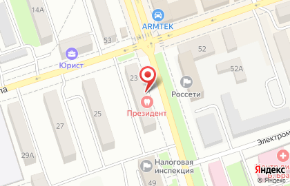 Стоматология PresiDent на улице Станиславского на карте