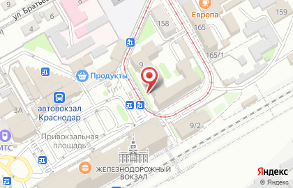 Южная транспортная прокуратура на ​Привокзальной площади, 9 на карте