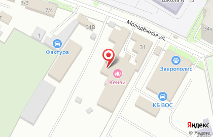 Автосервис Autolab на Молодёжной улице на карте