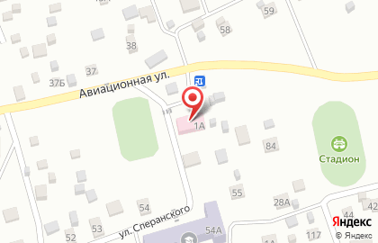 Городская больница №4 на Авиационной улице на карте