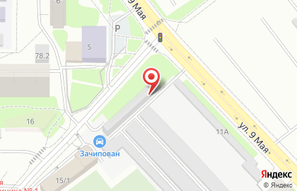 Автостоянка ГСК Родионово-2 на карте
