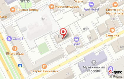 Магазин Букинист в Перми на карте