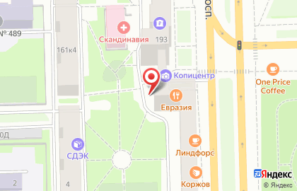 Детская танцевальная школа Чемпионика. Танцы на Московском проспекте на карте