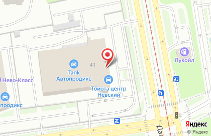 Тойота Центр Невский на карте