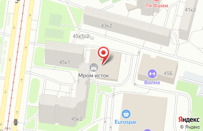 Автошкола АК партнер на метро Пражская на карте