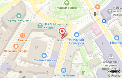 Союз художников России, Нижегородское областное отделение на карте