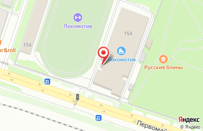 Каток в Новосибирске на карте
