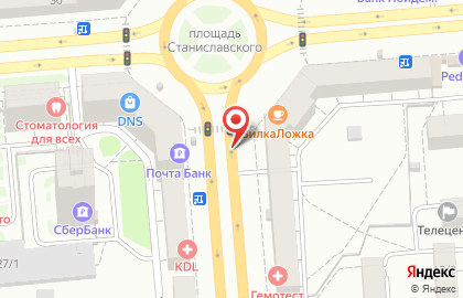 Стоматология для всех на улице Станиславского на карте