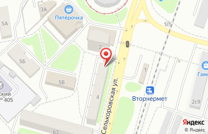 Агентство недвижимости МегаДом на Селькоровской улице на карте