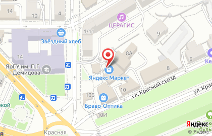 33 квадратных метра в Кировском районе на карте