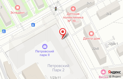 Фитнес-клуб Смена в Савёловском районе на карте