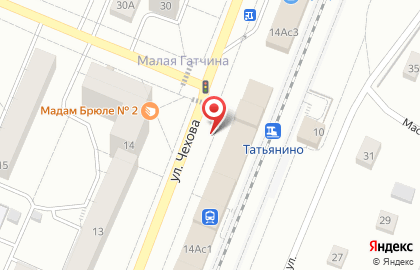 Татьянино, железнодорожная станция на карте