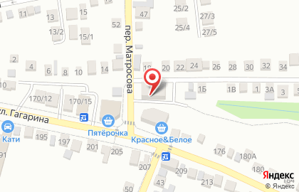 Магазин косметики и бытовой химии Магнит Косметик на улице Гагарина на карте
